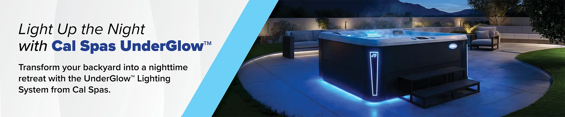 Calspas hot tub being used in a family setting - Haverhill